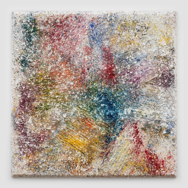 Spin and Splash · Acrylic on canvas · 182.9 cm × 182.9 cm × 9.5 cm · 2021 (출처= 페이스갤러리) · Spin and Splash · Acrylic on canvas