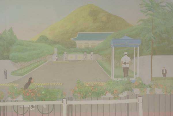 효자동의 봄 · Oil on canvas · 130.3x193.9cm · 2020 (출처= 이랜드 갤러리 아트로)