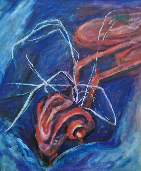 저마다의 연주 · Oil on Wood Panel · 45.5 x 37.9cm · 2021 (출처= B216 Art Studio)