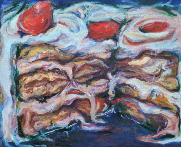 합창 · Oil on Wood Panel · 65.1 x 53.0cm · 2021 (출처= B216 Art Studio)