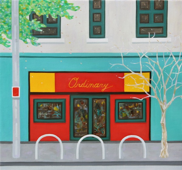 보통 · Oil on canvas · 45.5 x 45.5cm · 2021 (출처= 스펙트럼갤러리)