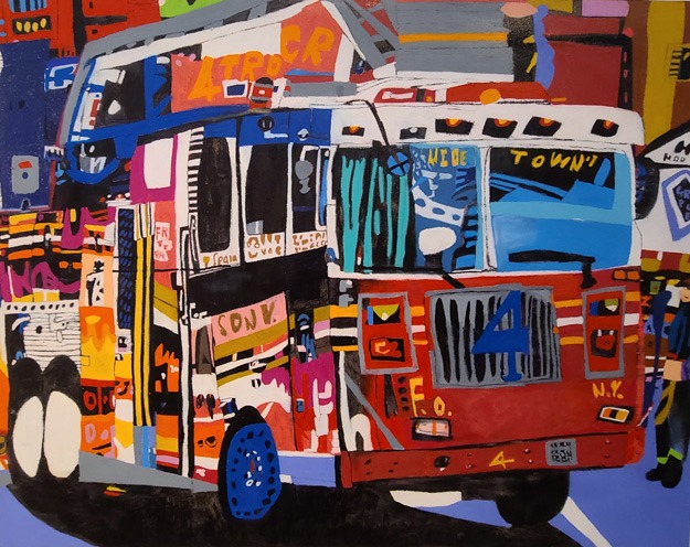 Dream of safety 2 · Mixed Media on Canvas · 91 x 116.6cm · 2020 (출처= 오솔갤러리) · Dream of safety 2 · Mixed Media on Canvas