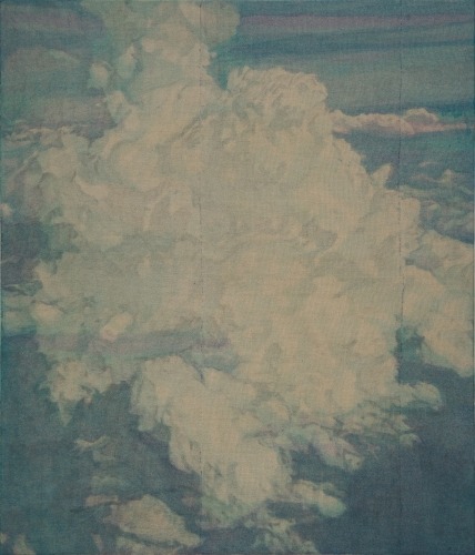 Clouds · graphite and acrylic on canvas · 53x45.5cm · 2021 (이미지 출처 = 갤러리2) · Clouds · graphite and acrylic on canvas