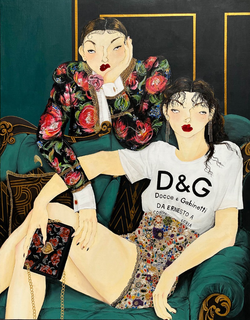 비주류의 아름다움 L series No.4 · 캔버스에 오일, 아크릴 · 910x1160mm · 2020 (이미지 제공 = 스페이스 엄) · L series No.4 · Acrylic, oil on canvas