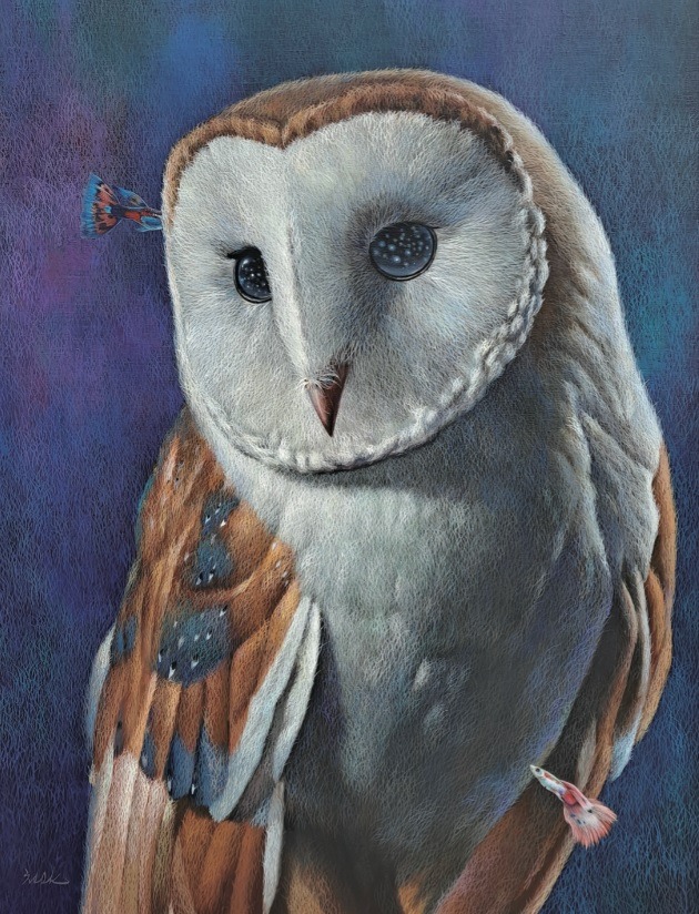 기억하는 · 캔버스에 아크릴 · (출처=이젤갤러리 블로그) · Acrylic on canvas
