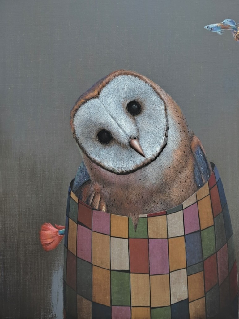 내가 좋아요 · 캔버스에 아크릴 · (출처=이젤갤러리 블로그) · Acrylic on canvas