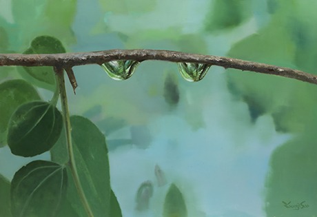 Natural Image · 캔버스에 유채 · 162.2 x 112.1 cm · 2019 (출처=선화랑) · Natural Image · Oil on canvas
