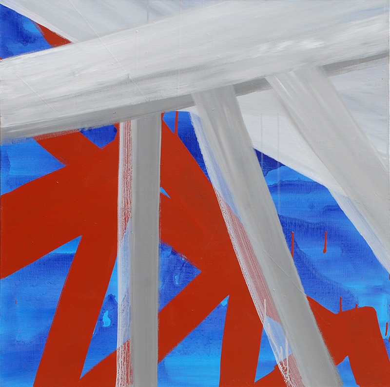 201414 · acrylic and oil on canvas · 90×90(cm) · 2014 (이미지 제공 = 페이지룸8) · 201414 · acrylic and oil on canvas
