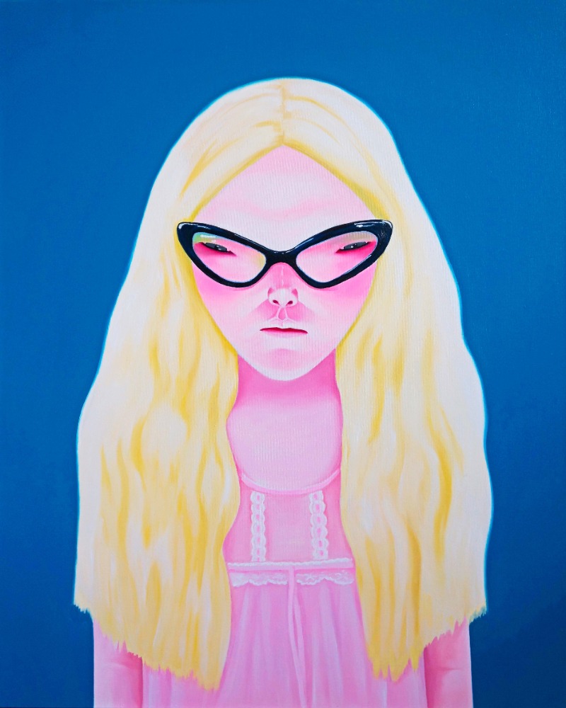 잠옷 3 · Oil on canvas · 90x70cm · 2020 (이미지 제공 = 조현화랑) · pyjamas 3 · Oil on canvas