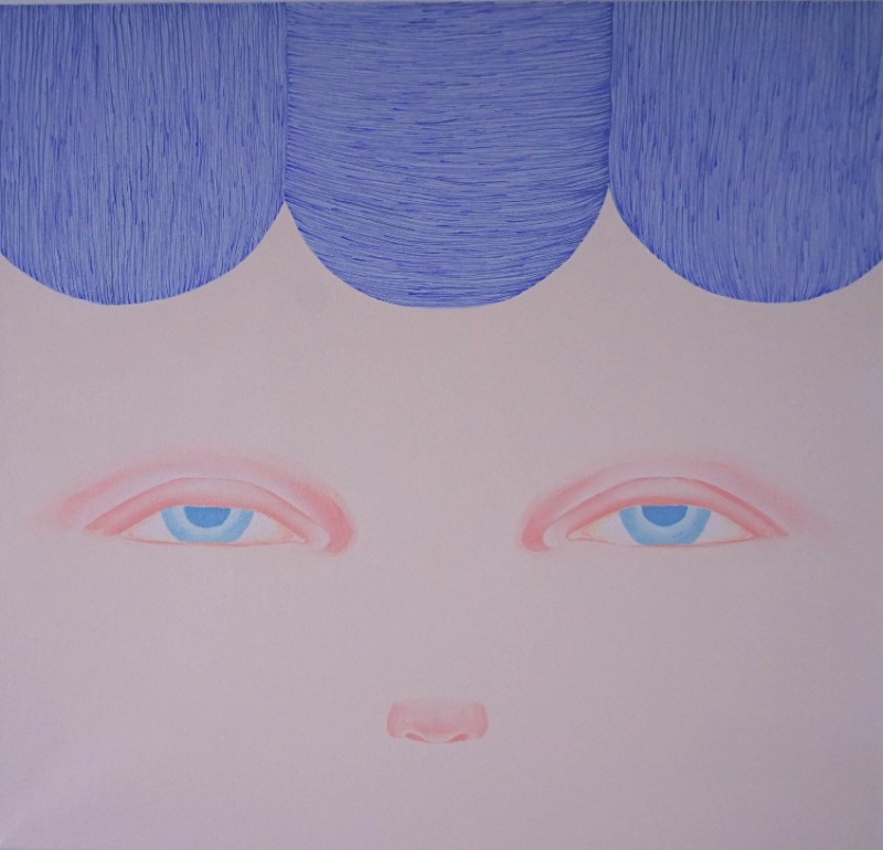 202103 · Oil, acrylic on canvas · 40x40cm · 2021 (이미지 제공 = 갤러리 너트) · 202103 · Oil, acrylic on canvas