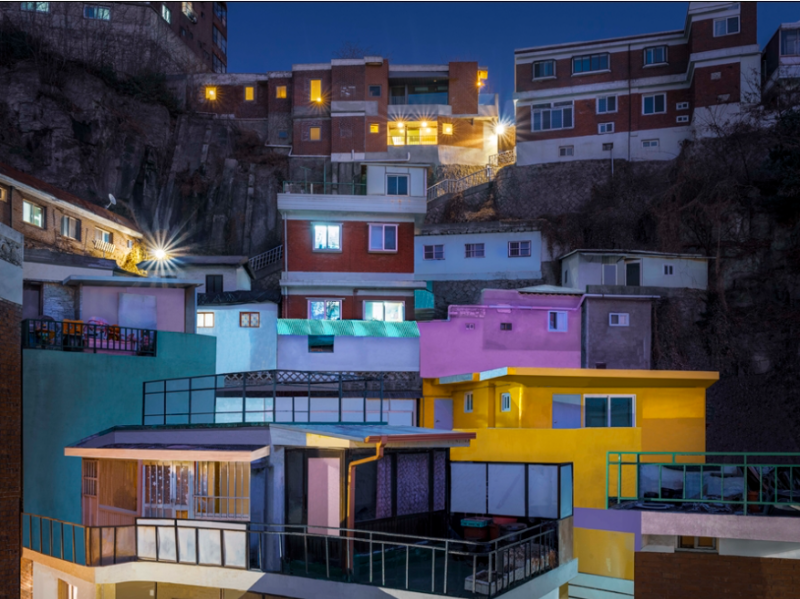 P72_The Houses at Night #75 · 사진 · 2021 (출처=소리바다 블로그) · P72_The Houses at Night #75