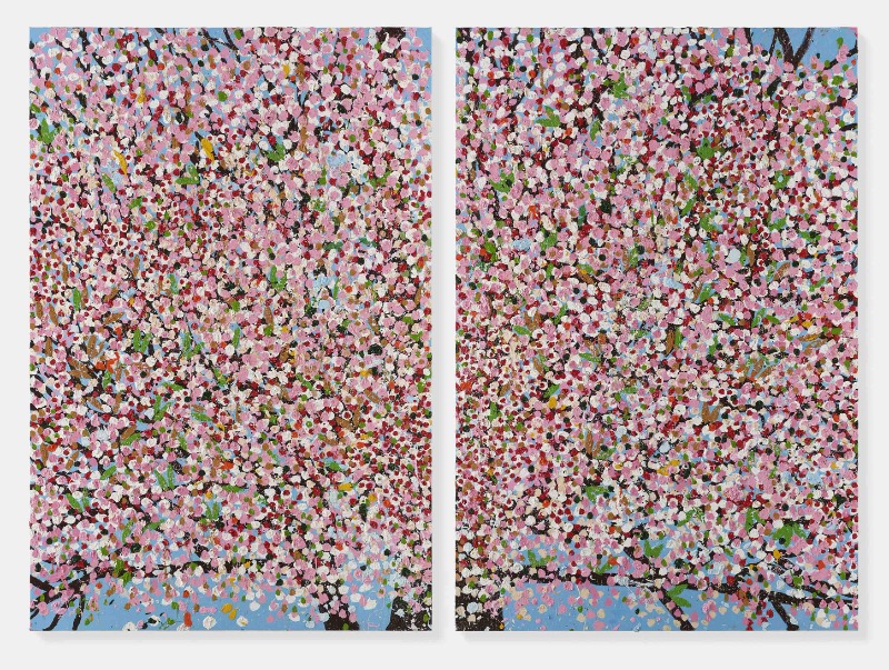 Renewal Blossom · 2018, Prudence Cuming Associates 촬영. © Damien Hirst and Science Ltd. All rights reserved, DACS 2021 · Renewal Blossom