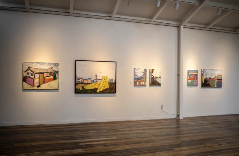 전시전경 · (출처=호랑가시나무 아트폴리곤) · installation view
