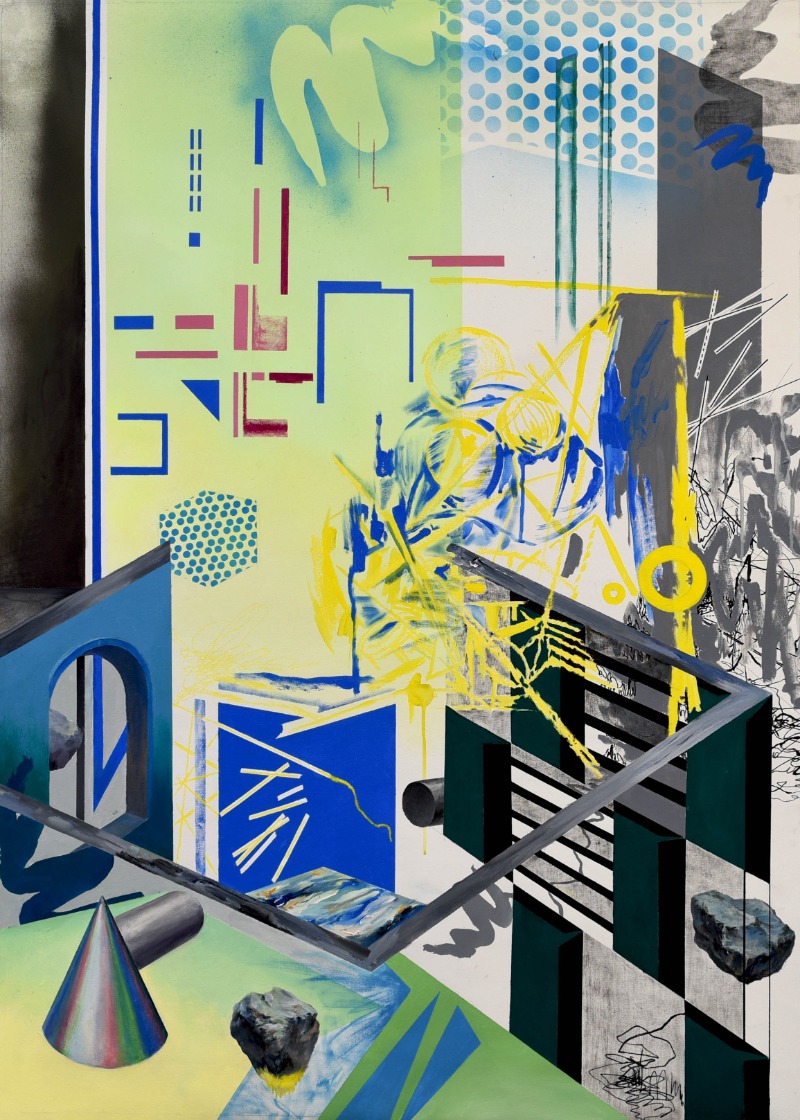 Missing mass · Mixed media on Canvas · 152 x 91.5cm · 2020 (이미지 제공 = 유아트스페이스) · Missing mass · Mixed media on Canvas