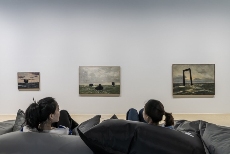 Fiona Banner aka The Vanity Press, Pranayama Typhoon, 2021, Installation View, Barakat Contemporary