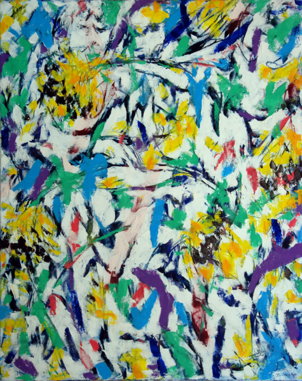 Nu-Paysage · 캔버스에 유채 · 91*73 · 2021 (출처= 유나이티드 갤러리) · Nu-Paysage · huile sur toile