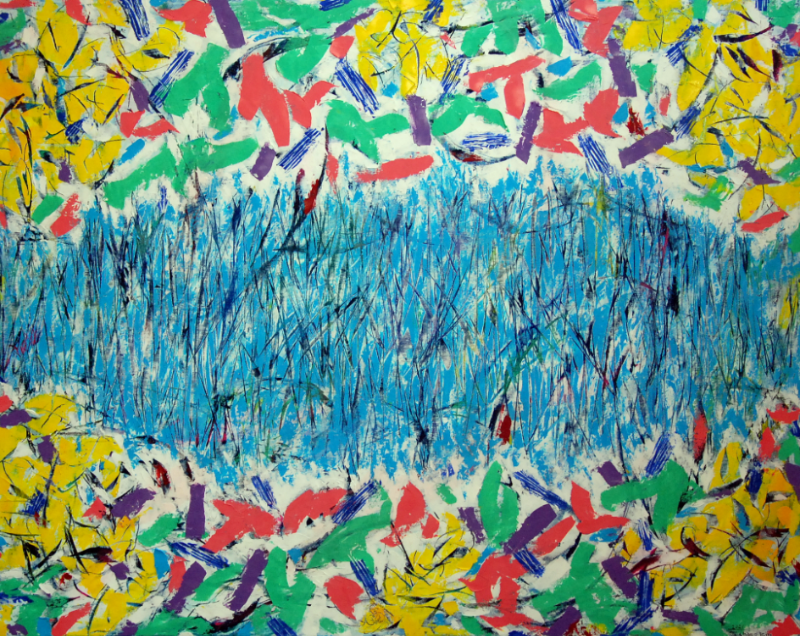 Nu-Paysage · 캔버스에 유채 · 95*72 · 2020 (출처= 유나이티드 갤러리) · Nu-Paysage · huile sur toile