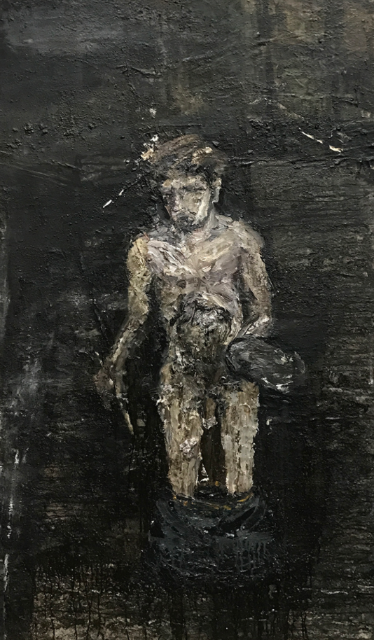 무제2 · 혼합재료 · 112 x 194 cm · 2021(출처=갤러리내일) · untitled 2 · mixed media