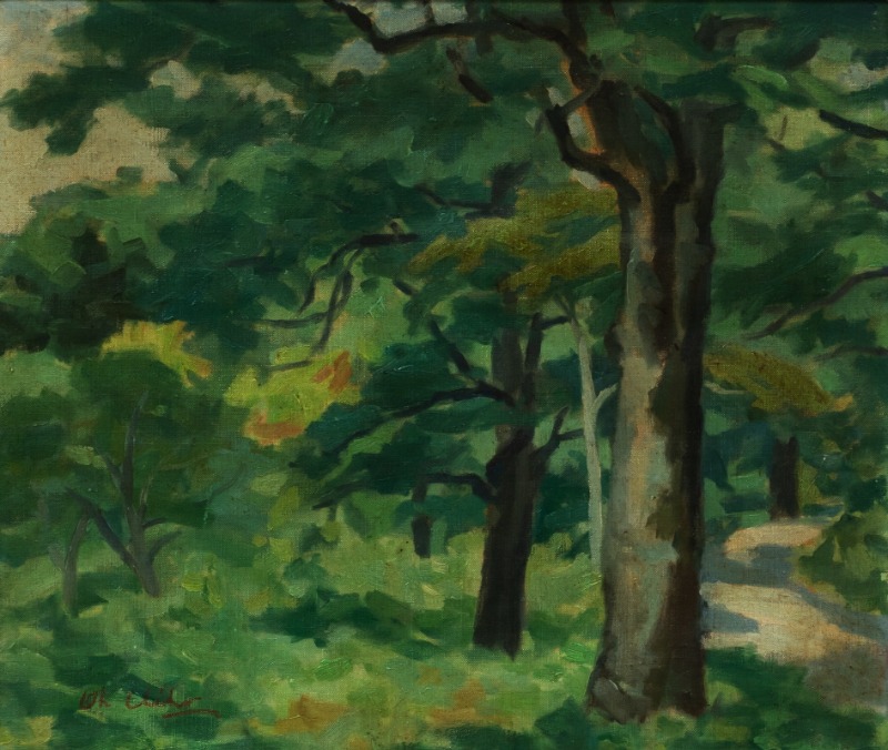 풍경 · 45.3 X 53.5 cm · 1970 (출처=전남도립미술관) · The scenery