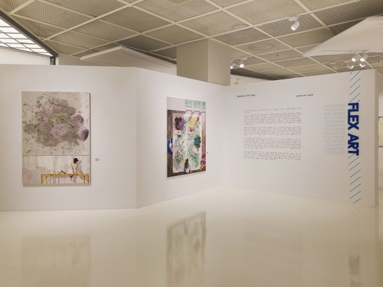 전시전경 · (출처= 에비뉴엘 아트홀) · exhibition view
