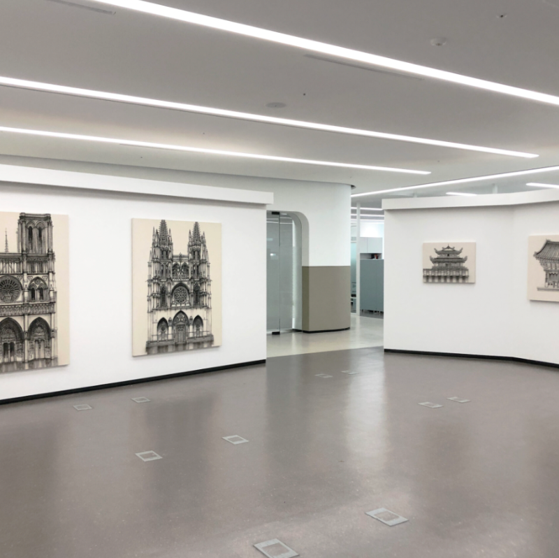 전시전경 · (출처=H 아트랩 인스타그램) · installation view