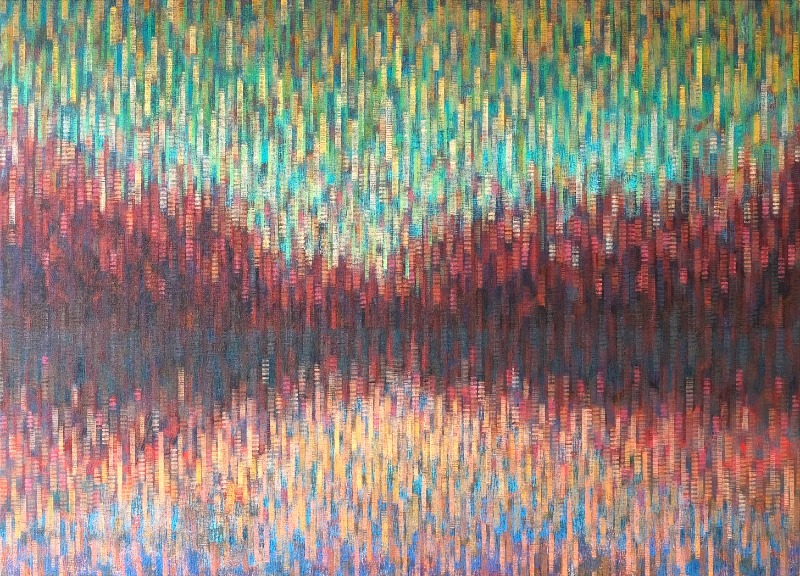 HERE AND THERE · Acrylic on canvas · 90.9x65.1cm · 2021 (이미지 제공 = 갤러리 너트) · HERE AND THERE · Acrylic on canvas