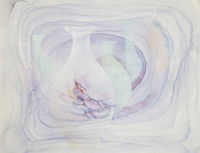 담아 보다 Quoi et que · Acrylic on canvas · 117x91cm · 2021 (출처= 갤러리가비) · Quoi et que · Acrylic on canvas