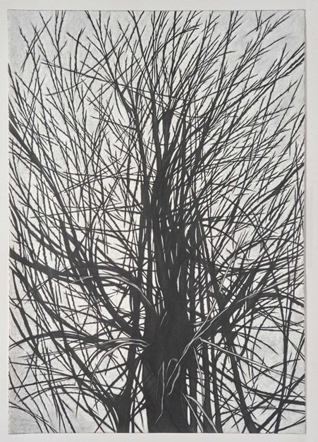 There is a Crack in Everything #2 · 코튼 페이퍼에 연필 · 100 x 71 cm · 2021 (이미지 제공 = 원앤제이갤러리) · There is a Crack in Everything #2