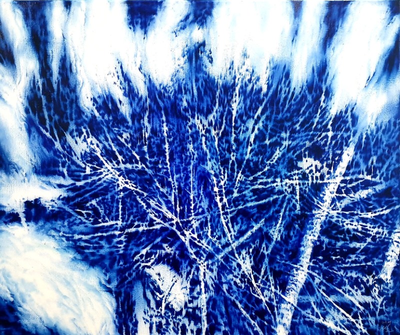 바람이 스며들때 · oil on canvas · 60.5x73cm · 2021 (이미지 제공 = 페이지룸8) · oil on canvas