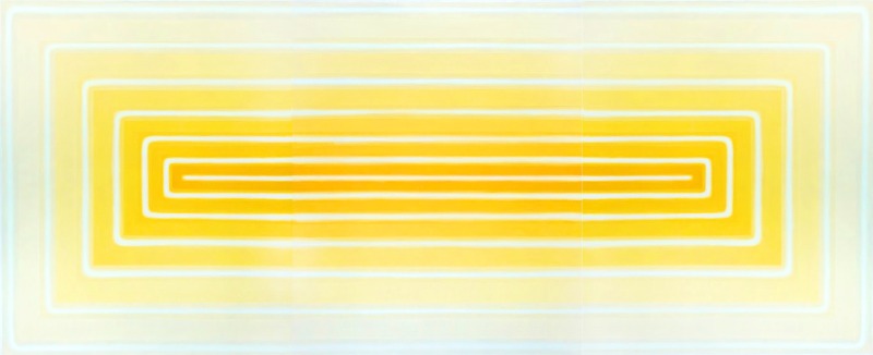 Yellow tunnel · acrylic on canvas · 218.1x90.9cm · 2021 (이미지 제공 = 갤러리 너트) · Yellow tunnel · acrylic on canvas