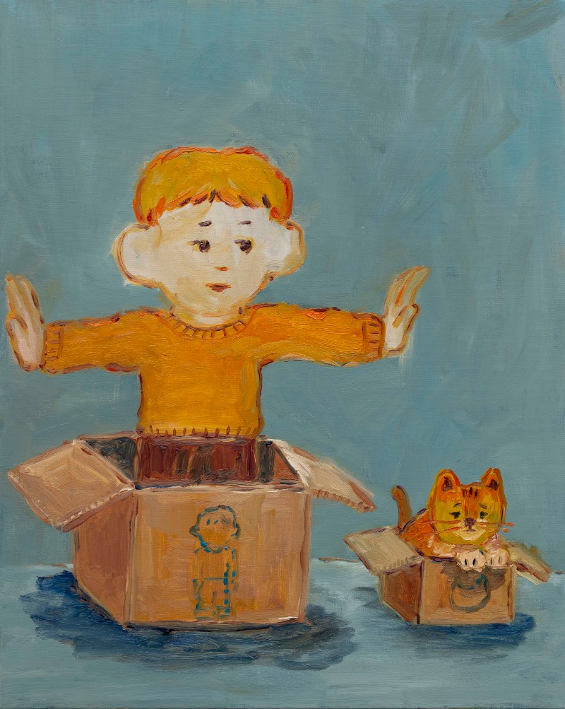 따라하기 · 캔버스에 유채 · 73 x 91cm · 2021 (이미지 제공 = 2GIL29 GALLERY) · Decalcomanie · Oil on Canvas