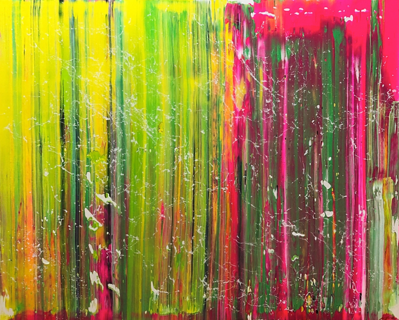 Rainbow · acrylic on canvas · 91x72.7cm · 2021 (출처=갤러리 이즈) · Rainbow · acrylic on canvas