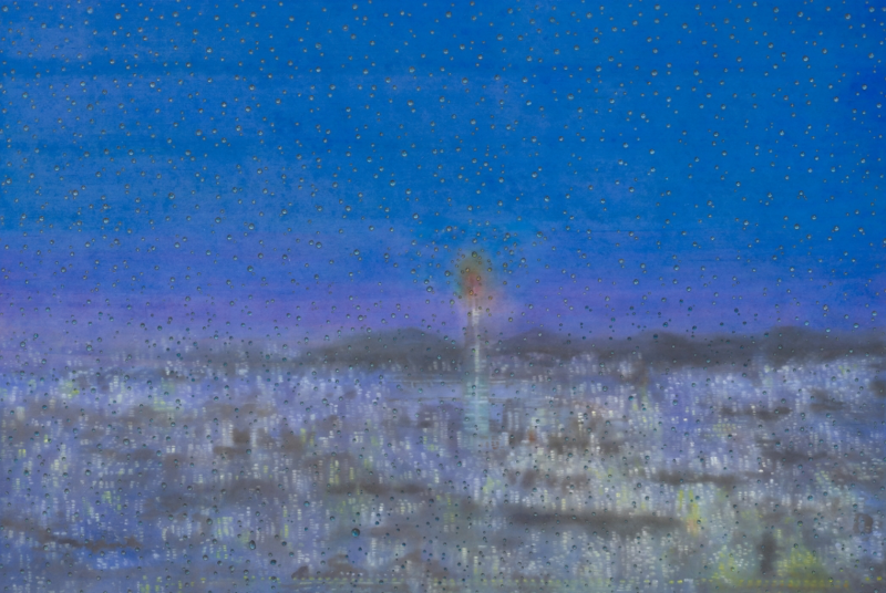 OFF · 장지에 채색 · 145.5x89.4cm · 2021 (이미지 출처 = 갤러리 이즈) · OFF
