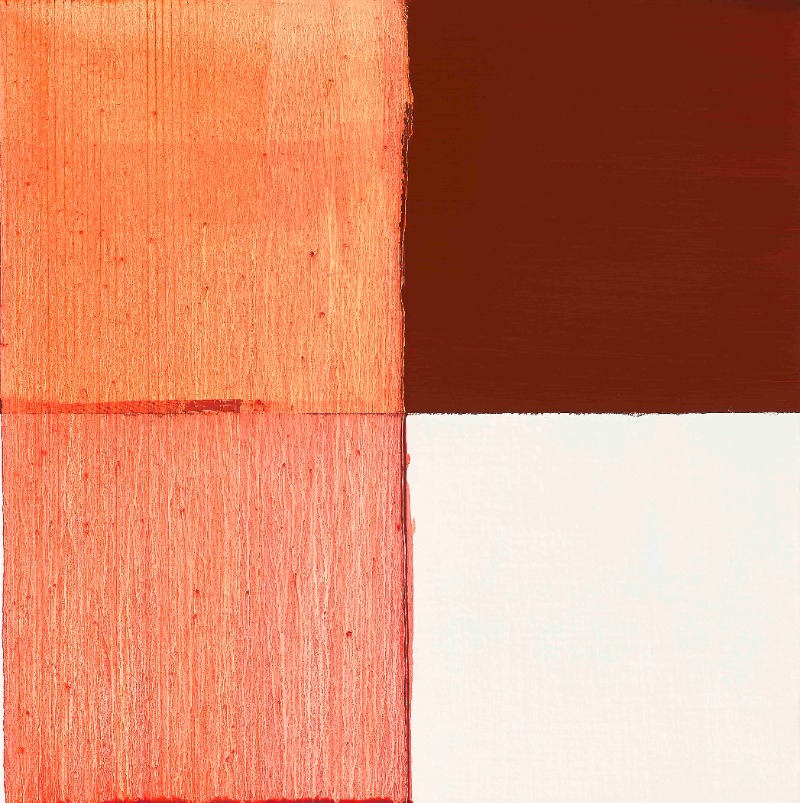 vertical line · oil on canvas · 53x53cm · 2021 (이미지 제공 = 스페이스 엄) · vertical line · oil on canvas