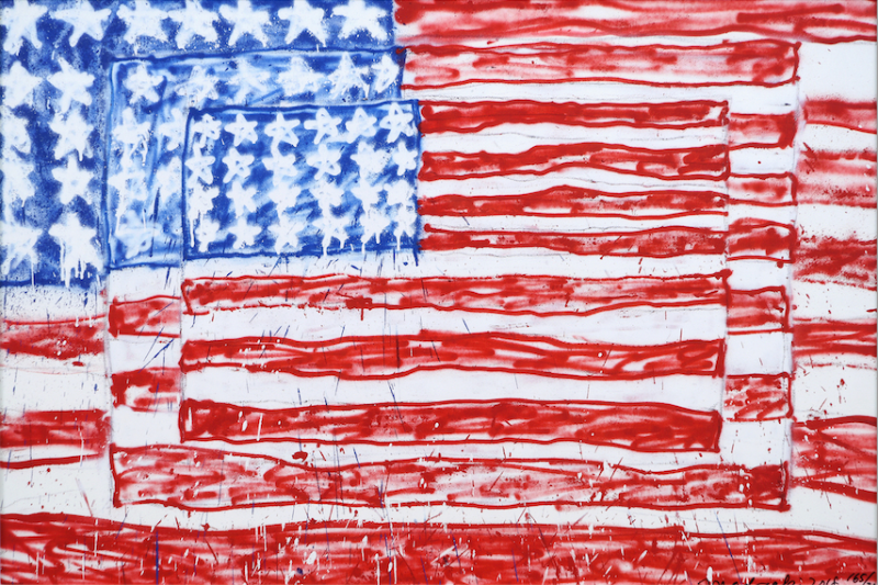 madsaki, Flag · 오프셋 석판화 · 45x67cm · 2021 (이미지 제공 = 갤러리너트) · madsaki, Flag