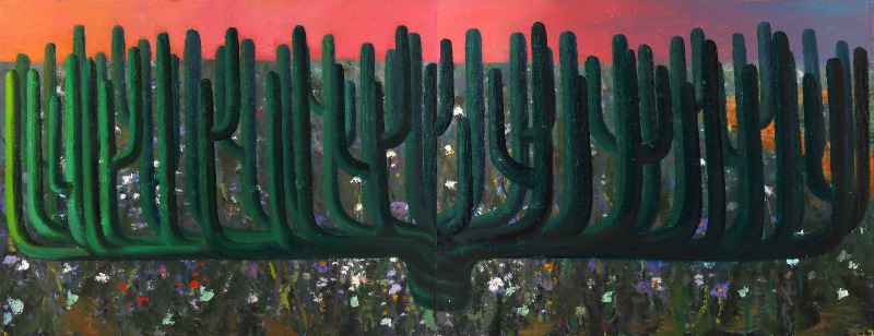 Before sunset · oil on canvas · 53cm x 41cm x 2p · 2021 (이미지 제공 = 갤러리너트) · Before sunset · oil on canvas