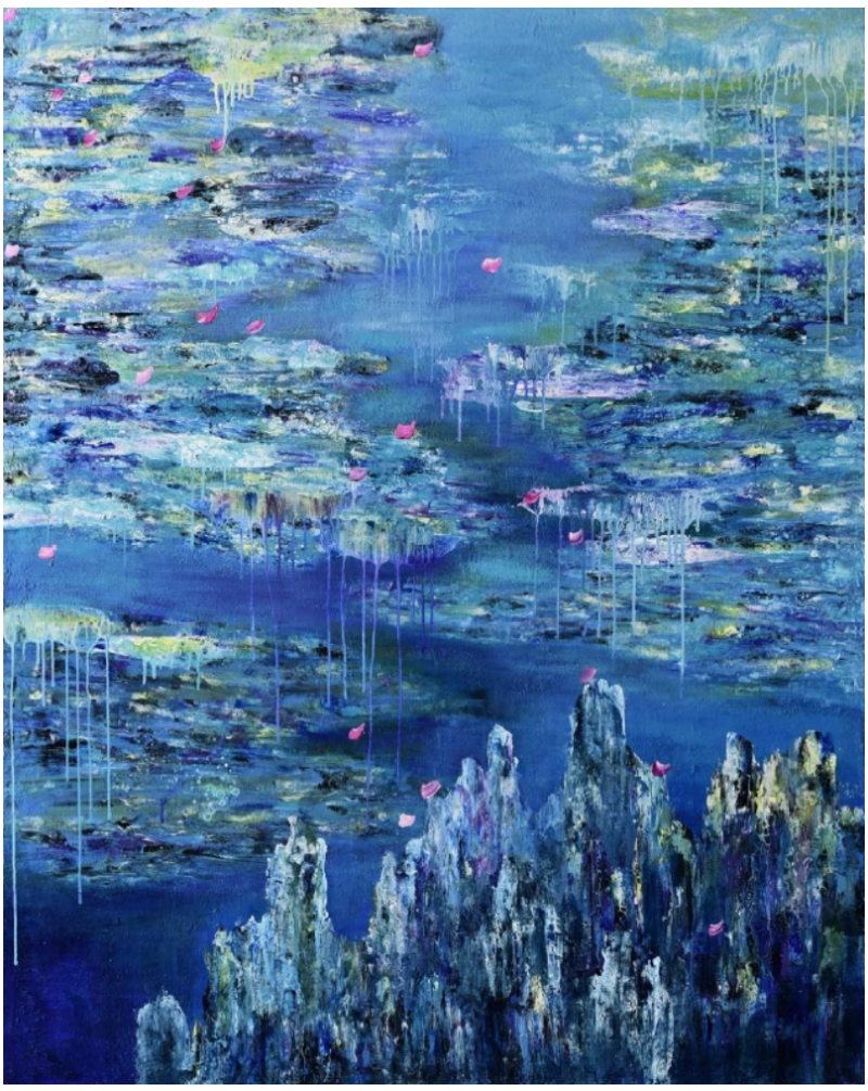 경계를 넘나드는 공간 · Acrylic on canvas · 162.2x130.3cm · (이미지출처 = 유나이티드갤러리) · Acrylic on canvas