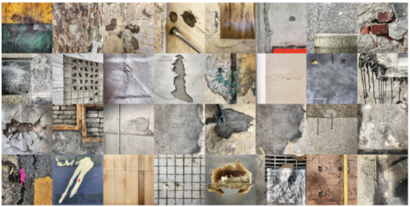 이노에스빠스(혁신의공간)#21-002 · 디지털 프린트 · 160x80cm (각20x20xm, 32점) · 2020 (이미지출처 = 성남큐브미술관)