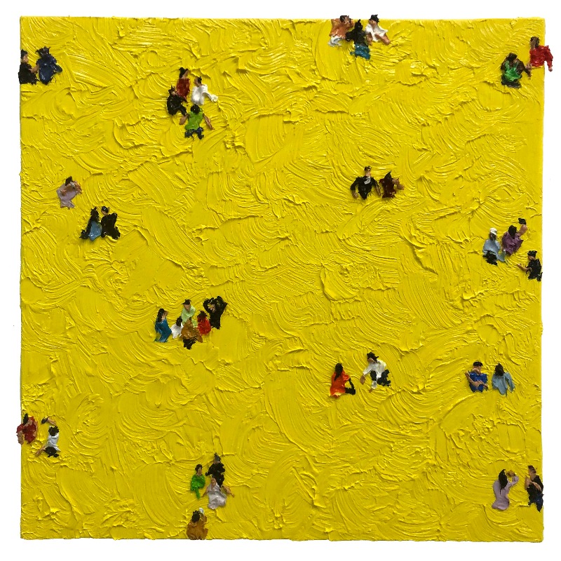 Flowers · oil on canvas · 45x45cm · 2021-2022 (이미지 제공 = 비트리갤러리) · Flowers · oil on canvas