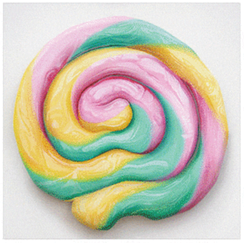 Cotton candy-09 · Oil on woodpanel · 28x28cm · 2022 (이미지출처 = 갤러리 두 ) · Cotton candy-09 · Oil on woodpanel