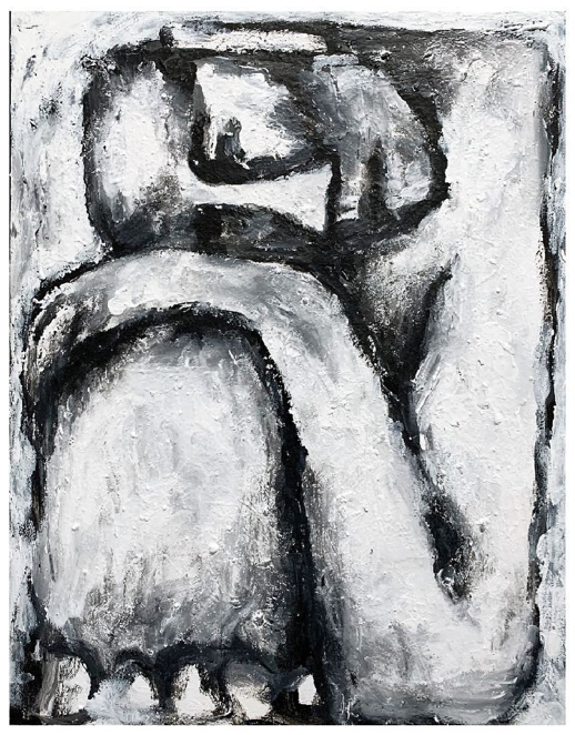 최명진, Comfort · Acrylic on canvas · 45.3x60.6cm · 2022 (이미지출처 = 갤러리반디트라소) · Choi MyungJin, Comfort · Acrylic on canvas