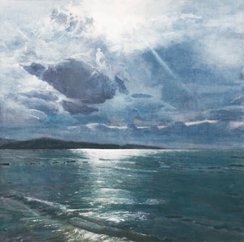 또 다른 시작 · oil on canvas · 200 x 200 cm · 2019 (이미지 제공 = 이상원 미술관) · oil on canvas