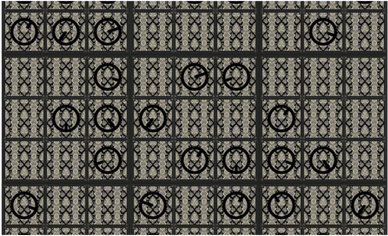 Sudoku 001 · pigment print · 222 x 222cm · 2022 (이미지출처 = 학고재 아트센터) · Sudoku 001 · pigment print