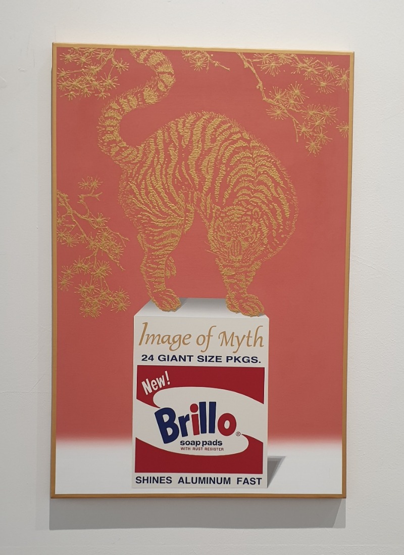 <時代의 斷想-Image of MYTH> · Acrylic on canvas · 90.9×60.6cm · 2022 (이미지 제공 = 갤러리밀스튜디오)