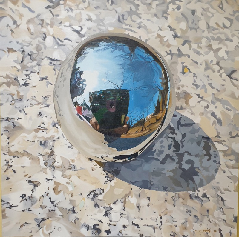woollim(풍경) · Oil on Canvas · 91.0×91.0cm · 2022 (이미지 제공 = 갤러리 너트) · woollim · Oil on Canvas