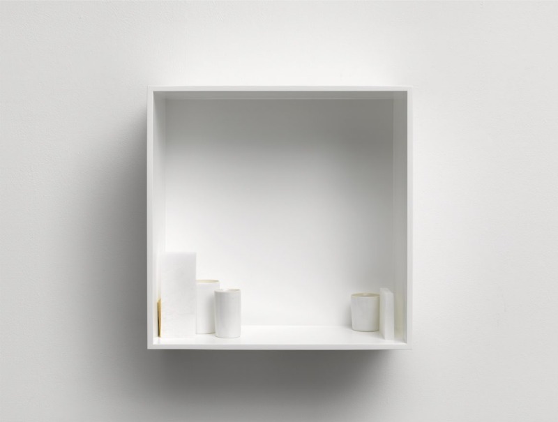 Ryōan-ji (for John Cage), III · Porcelain, gold, alabaster, and aluminium · 44.9 x 44.9 x 20 cm 17 11/16 x 17 11/16 x 7 7/8 in · 2017 (이미지출처 = 가나아트) · Ryōan-ji (for John Cage), III · Porcelain, gold, alabaster, and aluminium