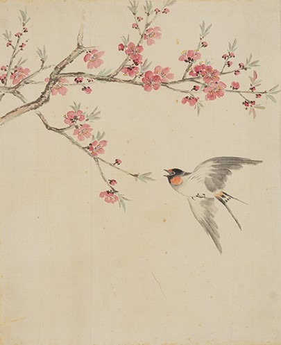 의재 허백련, 춘풍 · 종이에 수묵담채 · 1940 (이미지출처 = 의재미술관)