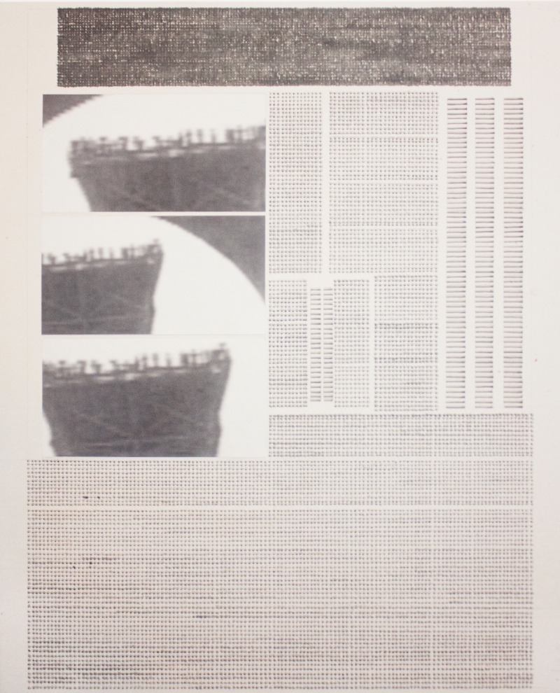 1994년 10월 21일 (출근길 날벼락) · 한지에 먹, 디지털 프린트 · 162.3cm x 130cm · (이미지출처 = 서울갤러리)