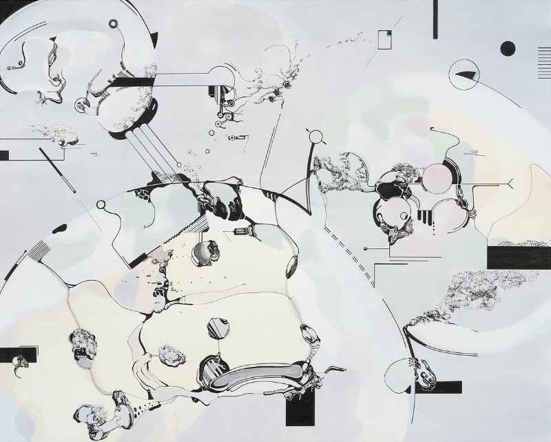 무명의 순간 13 · 캔버스에 혼합재료 · 130.5×162cm · 2022 (이미지제공 = 페이지룸8)