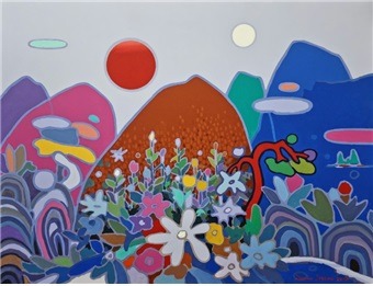 정지석, Happy Love · 캔버스에 아크릴 · 116.8x91cm · 2021 (이미지제공 = 파트론, SAC)